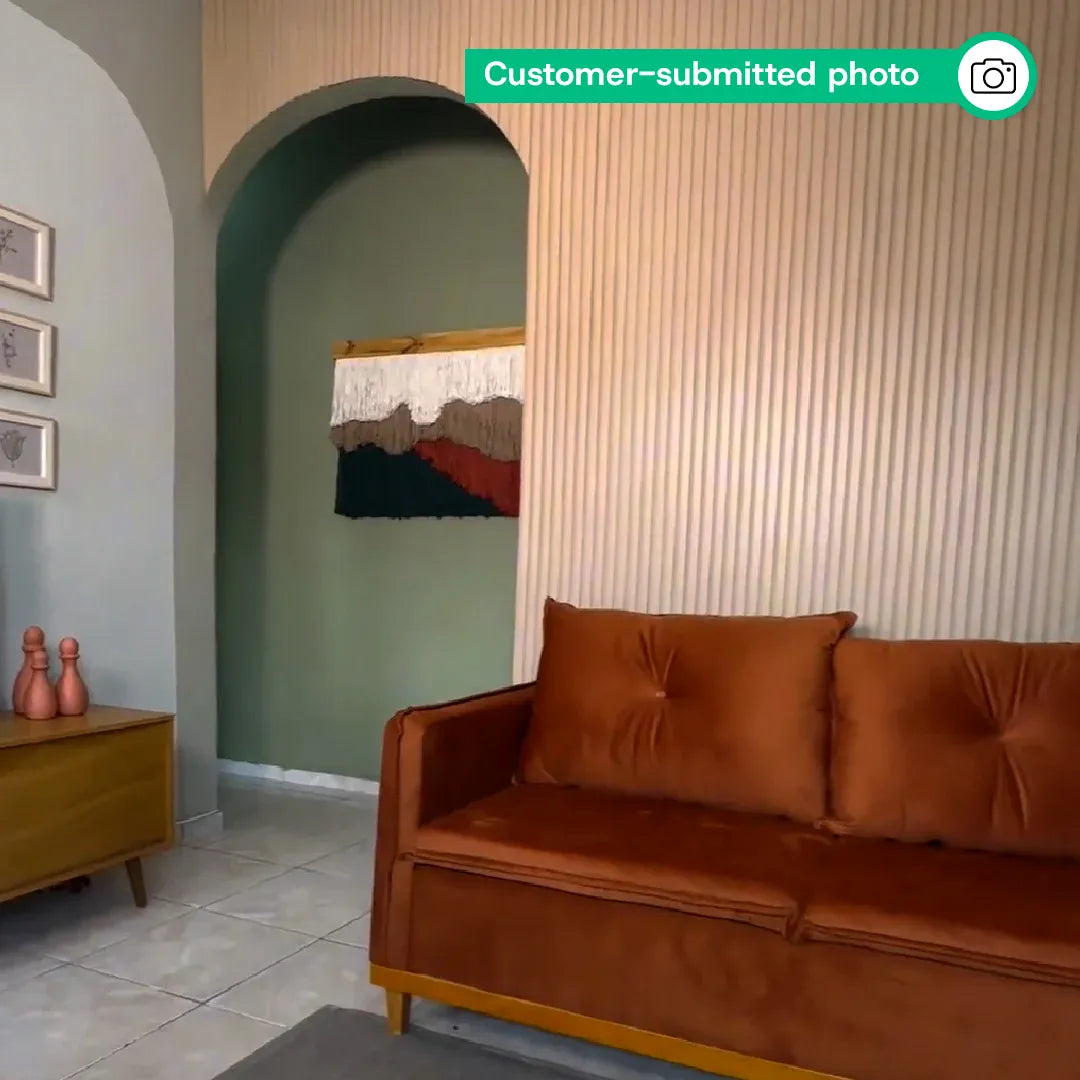 Peel & Stick Slatted Wall Panels – DIY Laminate Wood Look Decor