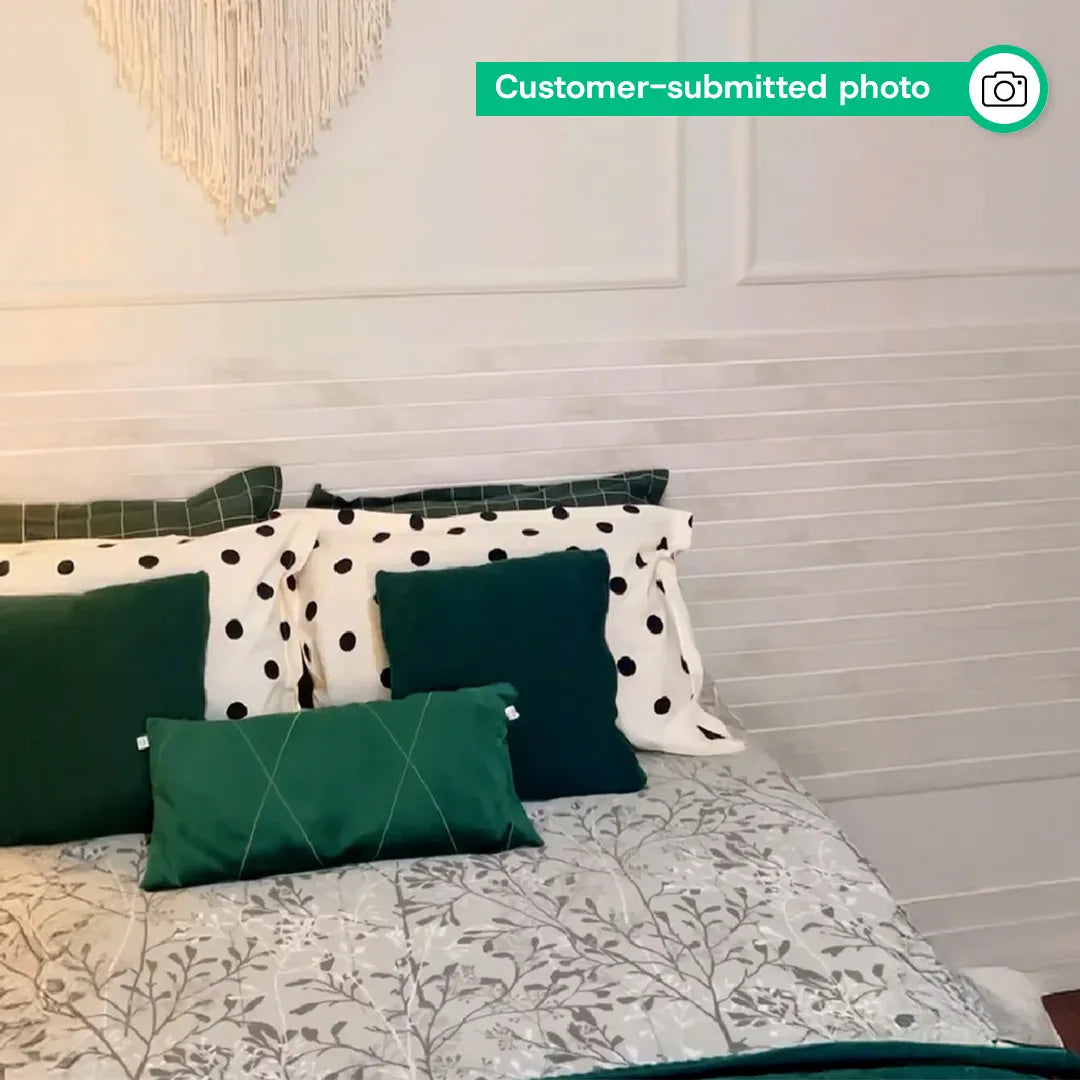 Peel & Stick Slatted Wall Panels Plus – DIY Wide Wood Look Decor