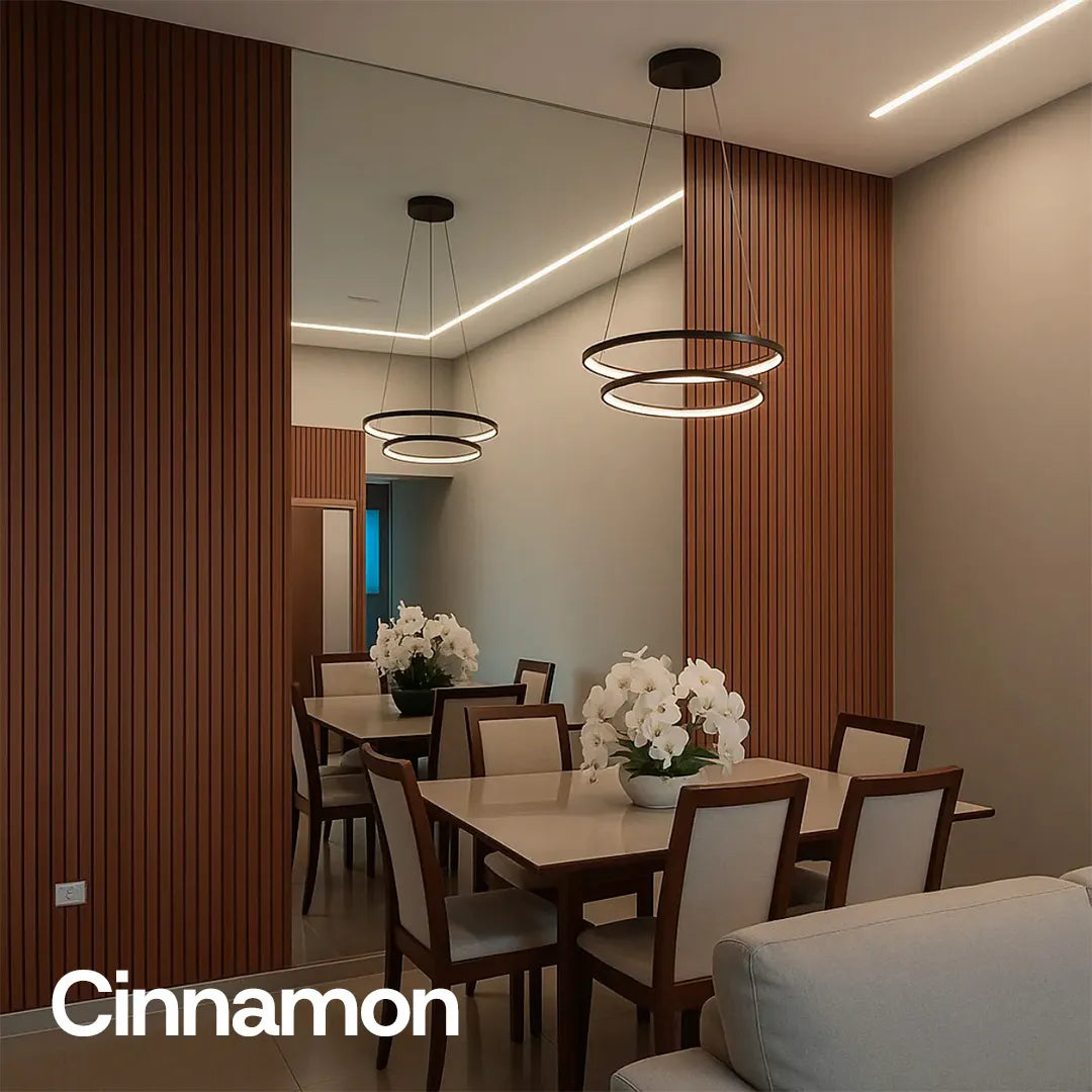 Peel & Stick Slatted Wall Panels – DIY Laminate Wood Look Decor