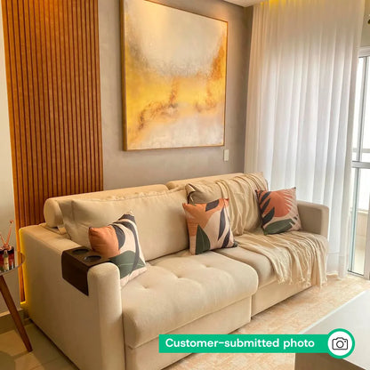 Peel & Stick Slatted Wall Panels – DIY Laminate Wood Look Decor