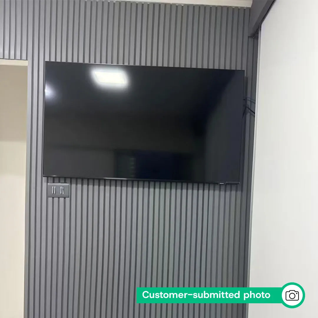 Peel & Stick Slatted Wall Panels – DIY Laminate Wood Look Decor