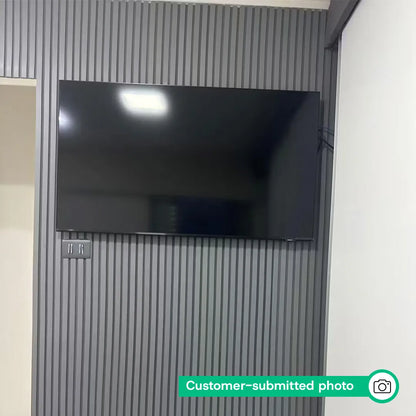 Peel & Stick Slatted Wall Panels – DIY Laminate Wood Look Decor