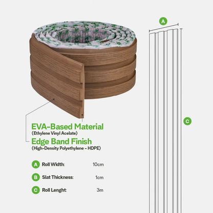 Peel & Stick Slatted Wall Panels – DIY Laminate Wood Look Decor